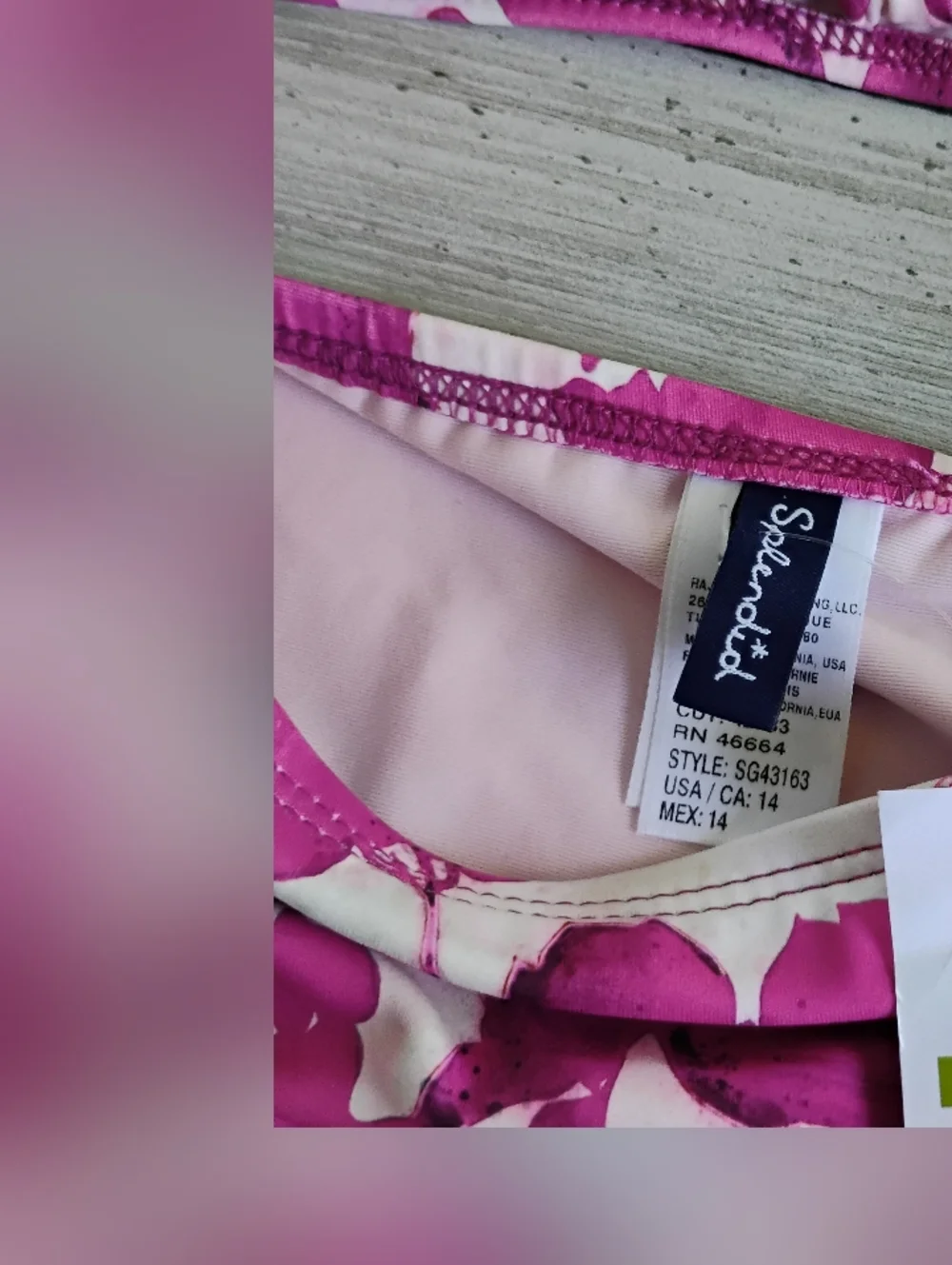 SPLENDID Girl 14 Swin Suit Two Piece NEW WITH TAGS & FREE SWIM GOGGLES